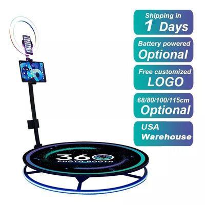 360 Video Photobooth Automatik mit Led Ipad Kamera für unvergessliche Erlebnisse