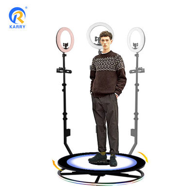 360 Video Photobooth Automatisch mit Led Magic Mirror Ipad für beliebte Hochzeits Live-Event