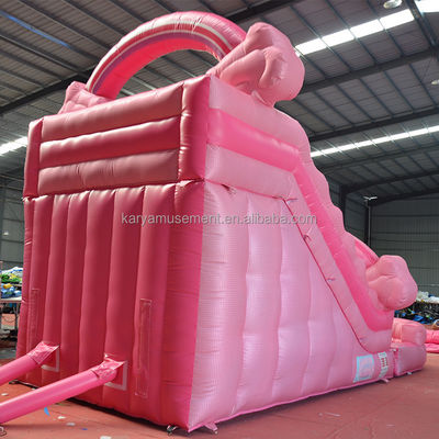 Mädchen rosa aufblasbar 26 Fuß Wasserrutschen Pool perfekt für kommerzielle Vermietung und Spaß