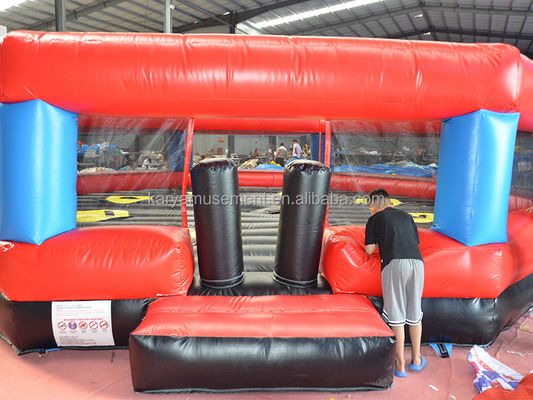 Geschlechtsneutrale PVC aufblasbare Meltdown-Maschinenmatte mit Wipeout-Wäscher-Arm-Eliminator