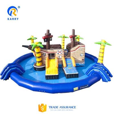Kinder aufblasbare Wasserpark Spiele angepasste Farboptionen für ein persönliches Abenteuer