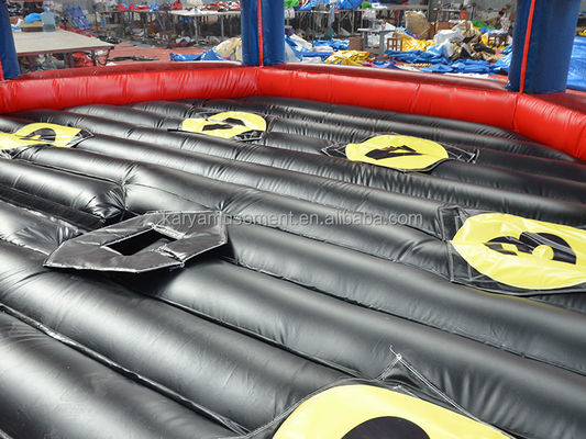 Geschlechtsneutrale PVC aufblasbare Meltdown-Maschinenmatte mit Wipeout-Wäscher-Arm-Eliminator