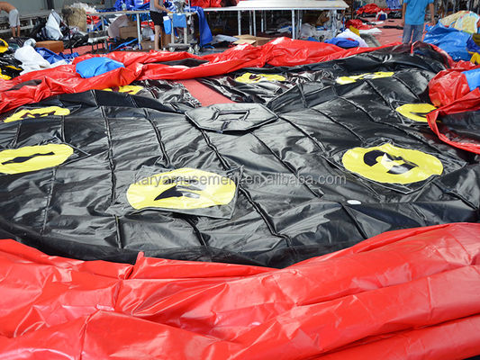 Geschlechtsneutrale PVC aufblasbare Meltdown-Maschinenmatte mit Wipeout-Wäscher-Arm-Eliminator