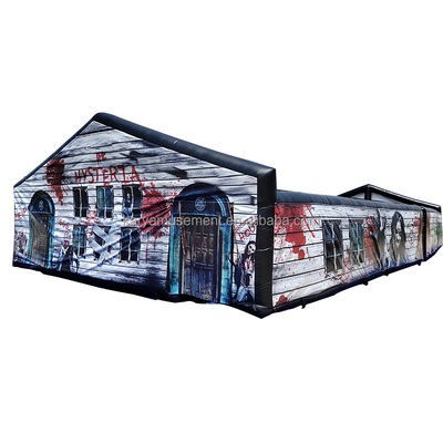 PVC aufblasbare Zombies Labyrinth für Erwachsene und Kinder anpassbares Logo Druck Labyrinth