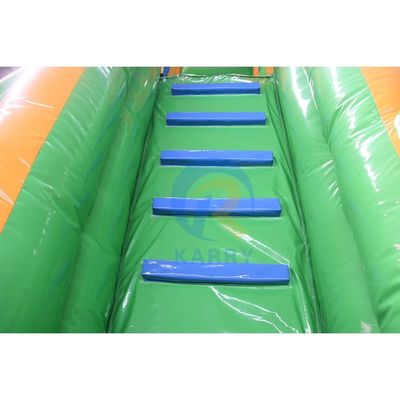PVC-Material Kinderspiel Outdoor Kleines aufblasbares Wasserpark Spiele mit und 5-10 Passagiere