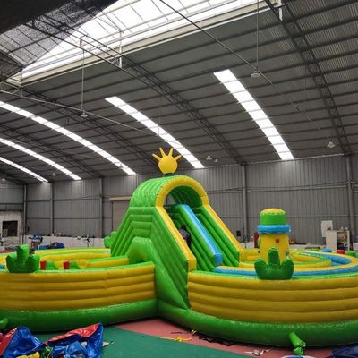 Individuelle Größe Außen aufblasbare Kamm Hinderniskurs für kommerzielle Partei Miete