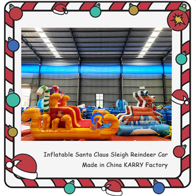 Unisex-Hüpfburg PORTABLE Weihnachtsschlauchschlitten