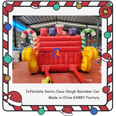 Unisex-Hüpfburg PORTABLE Weihnachtsschlauchschlitten