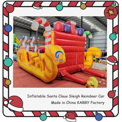 Unisex-Hüpfburg PORTABLE Weihnachtsschlauchschlitten