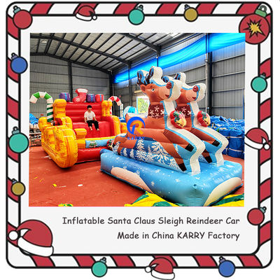 Unisex-Hüpfburg PORTABLE Weihnachtsschlauchschlitten