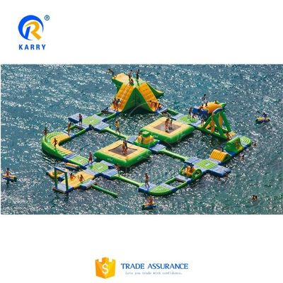 Gewerblicher Wasserpark Schwimmgeräte Aufblasbarer Wasserpark mit Digitaldruck