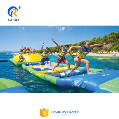 Individuelles Logo Aquapark Ausrüstung Aufblasbares schwimmendes Wasserpark mit CE-Zertifikat