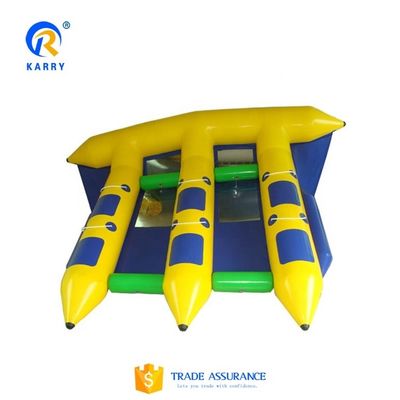 PVC-Platte aufblasbare Fliegende Fischröhrchen Schleppfähige für 5-10 Passagiere im Wasser