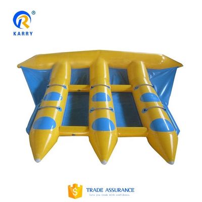 PVC-Platte aufblasbare Fliegende Fischröhrchen Schleppfähige für 5-10 Passagiere im Wasser
