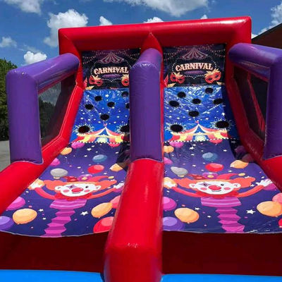 Aufblasbare Ballschiessspiele für Partys Miet 2 Spieler Karneval Interaktive Spiele