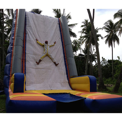 Benutzerdefiniertes Logo akzeptiert aufblasbare klebrige Wand und Kletterwand für Outdoor-Erwachsenenspiele