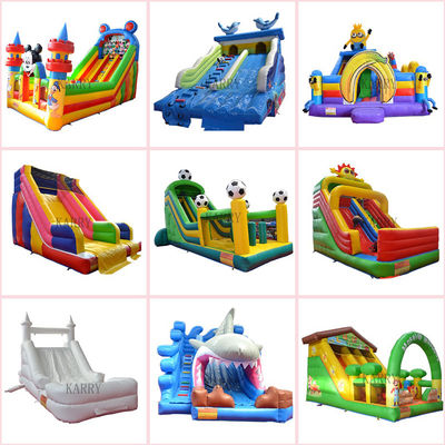 Personalisiertes Logo PVC Wasserpark Aufblasbare Spielrutsche N-Rutsche für große Kinder Endloser Spaß