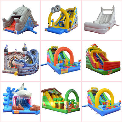 Personalisiertes Logo PVC Wasserpark Aufblasbare Spielrutsche N-Rutsche für große Kinder Endloser Spaß