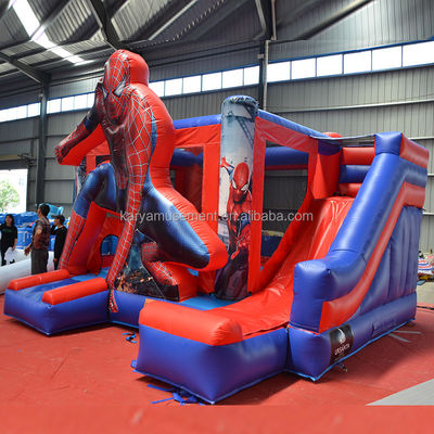 See/Luft/Express-Schifffahrt Spiderman Aufblasbares Schloss-Slide für Innenfeste
