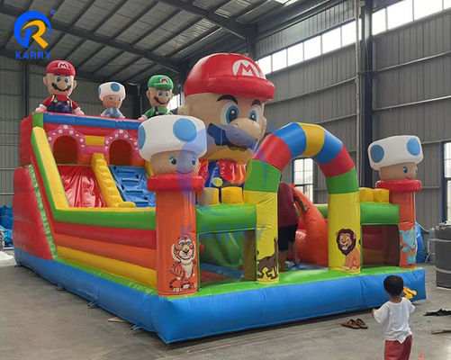 Große Super Mario aufblasbare Rutschbahn für Kinder und Erwachsene Spiele enthalten