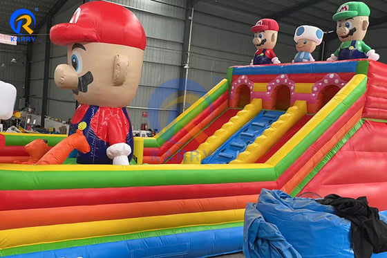 Große Super Mario aufblasbare Rutschbahn für Kinder und Erwachsene Spiele enthalten