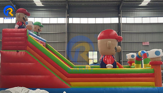 Große Super Mario aufblasbare Rutschbahn für Kinder und Erwachsene Spiele enthalten