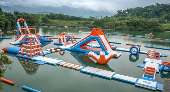 Außen aufblasbarer Wasserpark sehr großer Wasservergnügungspark für Erwachsene und Kinder