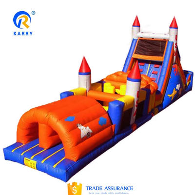 Funktionen PORTABLE Aufblasbare Hindernisbahn Erwachsenenspiel für Sport und Kinderaktivitäten