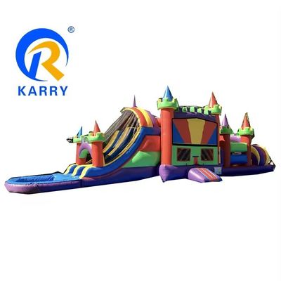 Funktionen PORTABLE Aufblasbare Hindernisbahn Erwachsenenspiel für Sport und Kinderaktivitäten