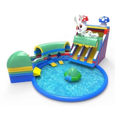 Aufblasbare Wasserpark-Rutschen für Kinderpartys
