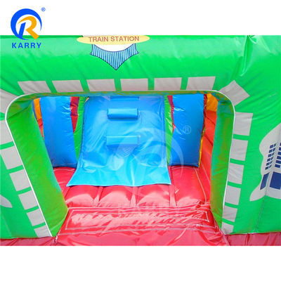 PVC-Material Kinder-Aktivitätszentrum Aufblasbares Sprunghaus Hindernislauf für das Event