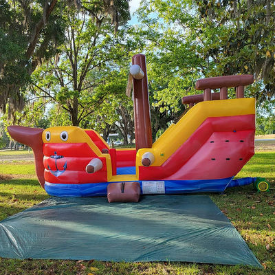 CE/EN71/EN14960 Zertifizierte Kinder aufblasbare Burg mit Rutsch- und Sprungbereich