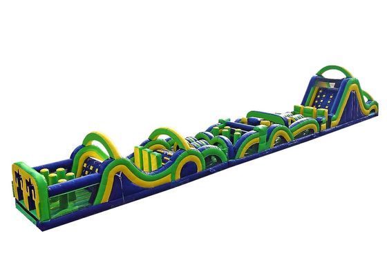EN71 Zertifizierte aufblasbare Wasserausfahrt Bouncer Hindernisbahn Rutsche für Outdoor-Sportarten