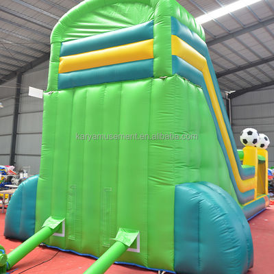 29ft PVC aufblasbare große Rutsche mit Fußballthema und CE/EN71/EN14960-Zertifikat