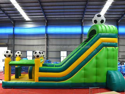 29ft PVC aufblasbare große Rutsche mit Fußballthema und CE/EN71/EN14960-Zertifikat