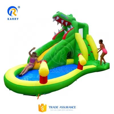 Maximalkapazität 100-500 kg Aufblasbarer Wasserpark Wasserattraktionen Vergnügungspark für Partys