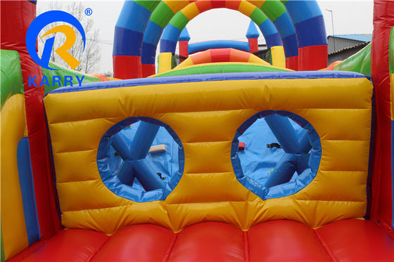 OEM akzeptabel 64ft lang aufblasbar Hindernisplatz Spiele für Kinder Vergnügungspark Thema