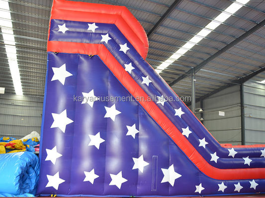 26ft Doppelspur aufblasbare Wasserrutsche für Kinder und Erwachsene PVC-Plattenmaterial