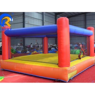 Erwachsene und Kinder Aufblasbare Interaktive Spiele Boxring Sprungbett Trampolin