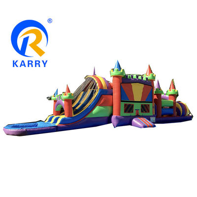 KR-OBS-904-2 Aufblasbare Hürden-Schieber-Slide-Combo für Vergnügungspark-Spiel