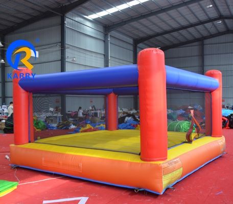 Erwachsene und Kinder Aufblasbare Interaktive Spiele Boxring Sprungbett Trampolin