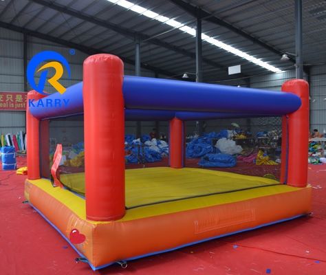 Erwachsene und Kinder Aufblasbare Interaktive Spiele Boxring Sprungbett Trampolin