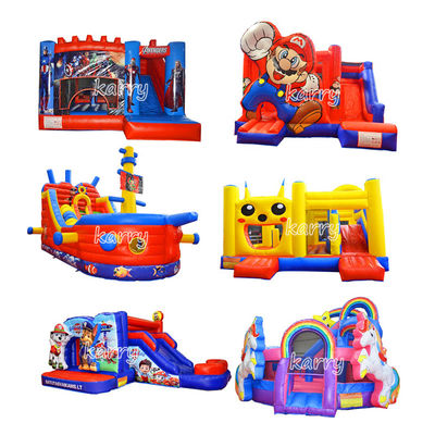 Commercial Inflatable Castle Combo Collection mit Bläser Reparaturkits und benutzerdefiniertes Logo