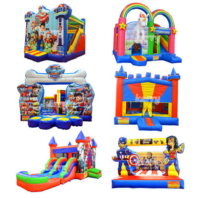 Commercial Inflatable Castle Combo Collection mit Bläser Reparaturkits und benutzerdefiniertes Logo