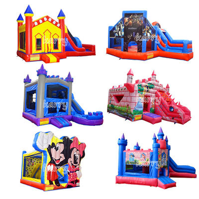 Commercial Inflatable Castle Combo Collection mit Bläser Reparaturkits und benutzerdefiniertes Logo