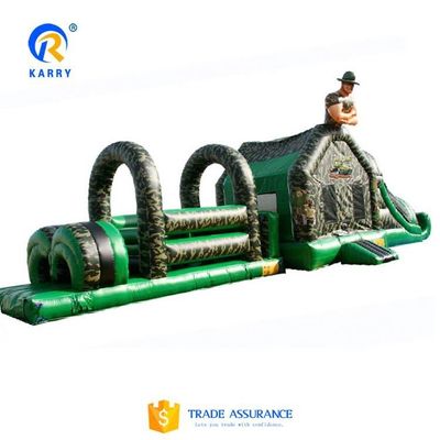 CE/EN71/EN14960 zugelassene aufblasbare Hindernisstrecke für 0,55 mm PVC-Plattenmaterial