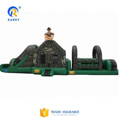 CE/EN71/EN14960 zugelassene aufblasbare Hindernisstrecke für 0,55 mm PVC-Plattenmaterial