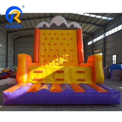14 Jahre hoch angepasste Farbe aufblasbare Kletterwand für Sport Spiel angepasst