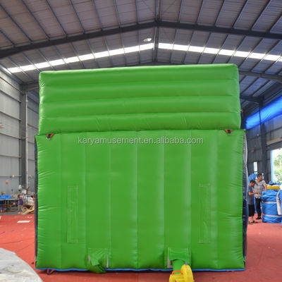 Maximalkapazität 100-500 kg Aufblasbarer kleiner Rutsch-Wasserpark für Kinderunterhaltung