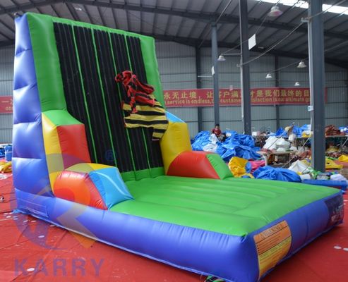 5-10 Passagiere dürfen aufblasbare PVC-Kletterwand für Outdoor-Interaktive Spiele nutzen